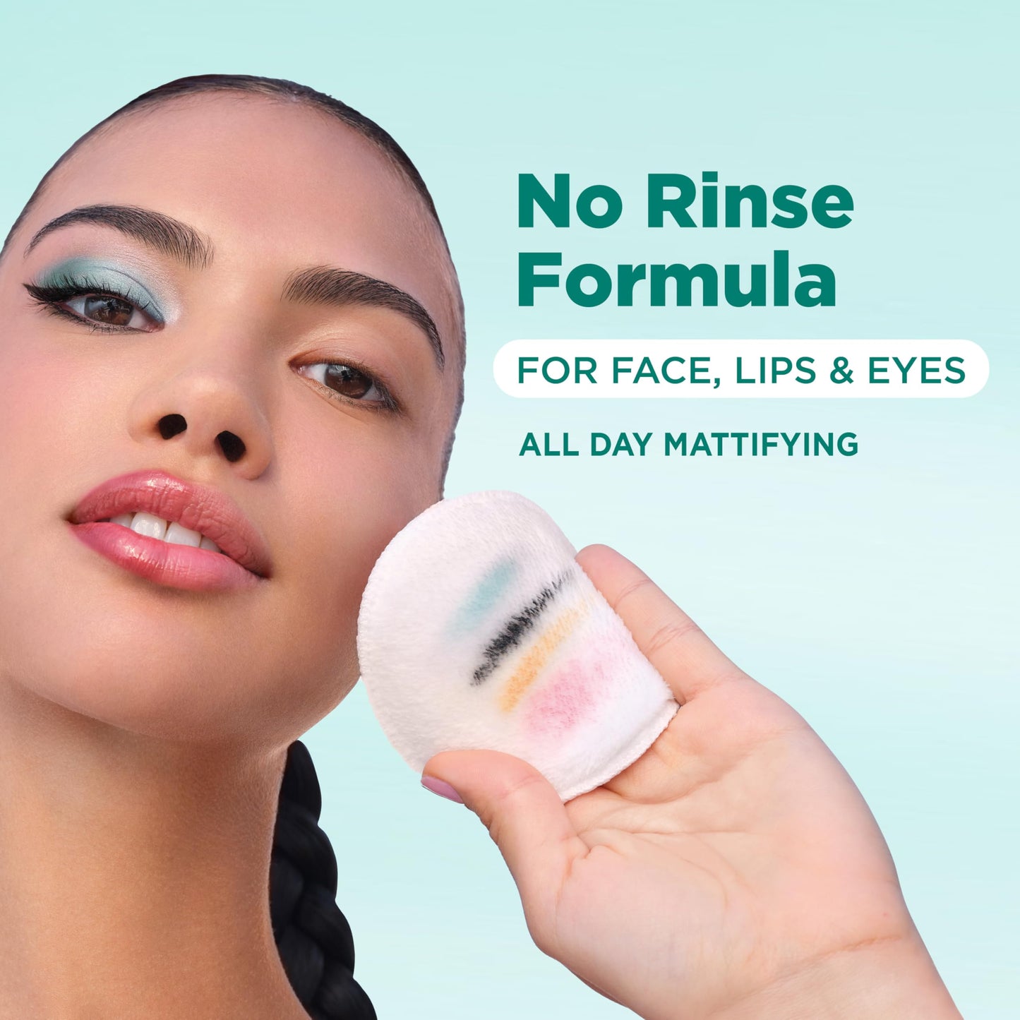USA imported Garnier mattifying makeup remover for oily skin close up of micelle technology details