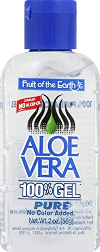 Fruit of the Earth travel-sized aloe vera gel tubes bundle