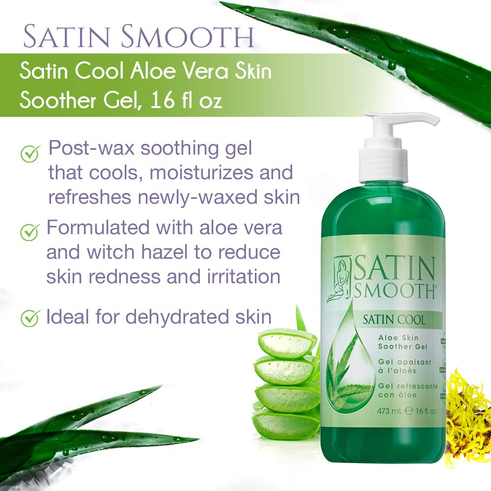 Satin Smooth Aloe Vera gel for face and body skincare