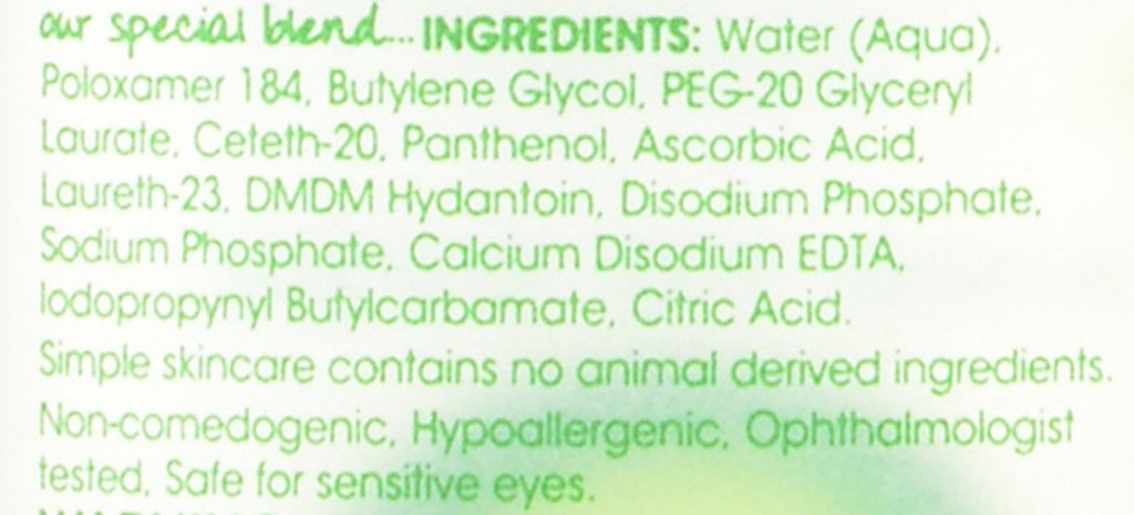 Simple Kind To Eyes Eye Makeup Remover packaging angle view