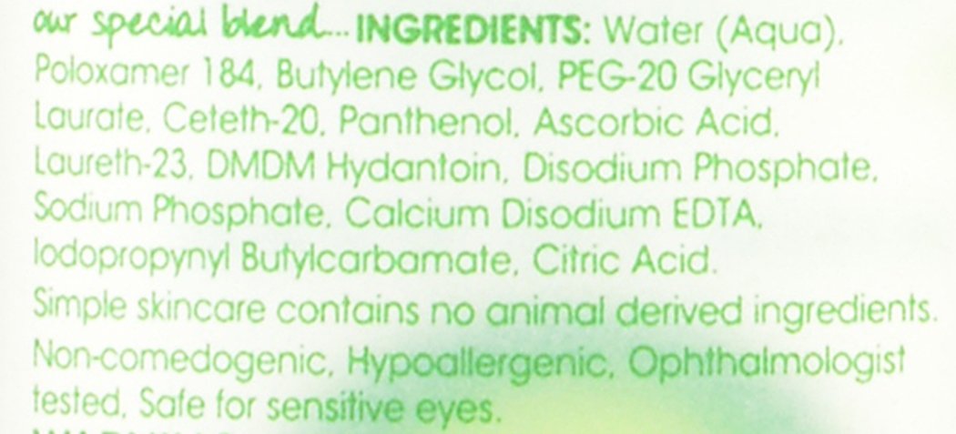 Simple Kind To Eyes Eye Makeup Remover packaging angle view