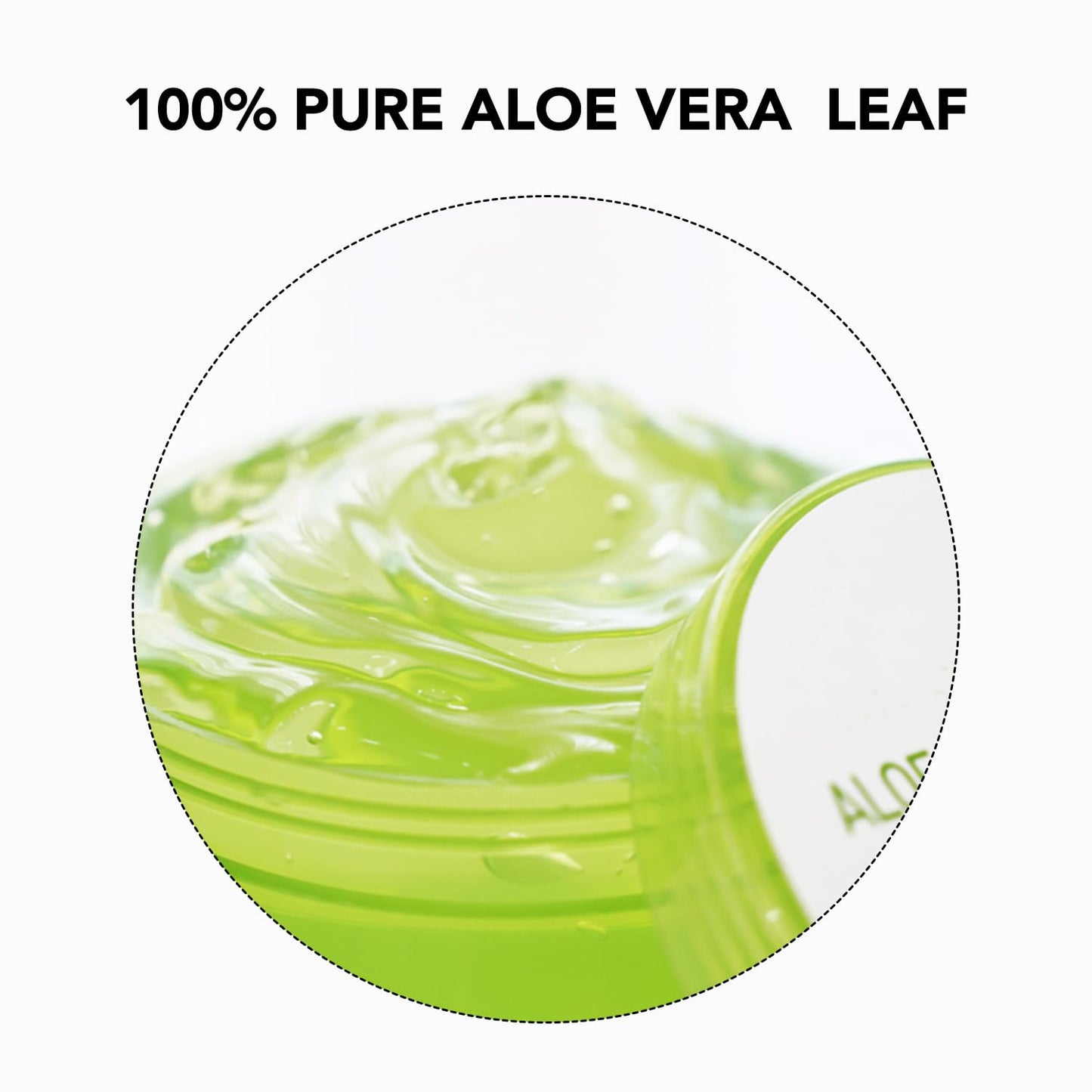 Back view of Miraclair Aloe Vera Gel with ingredients