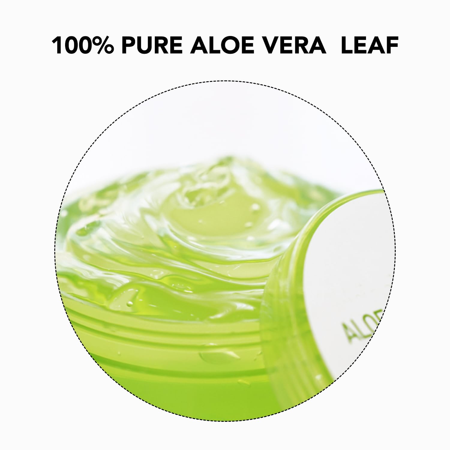 Back view of Miraclair Aloe Vera Gel with ingredients