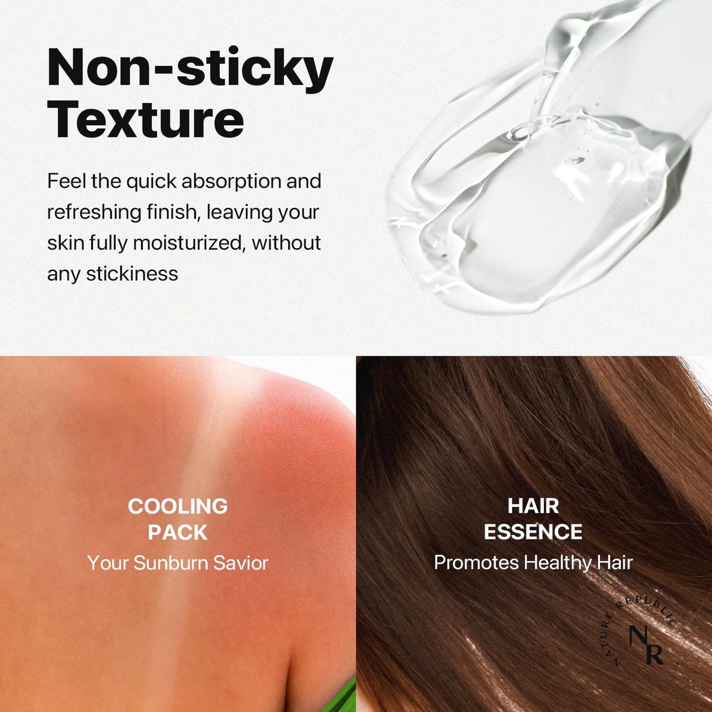 Nature Republic Mild And Moisture Aloe Vera Watery Gel lifestyle usage