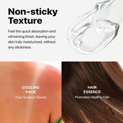 Nature Republic Mild And Moisture Aloe Vera Watery Gel lifestyle usage