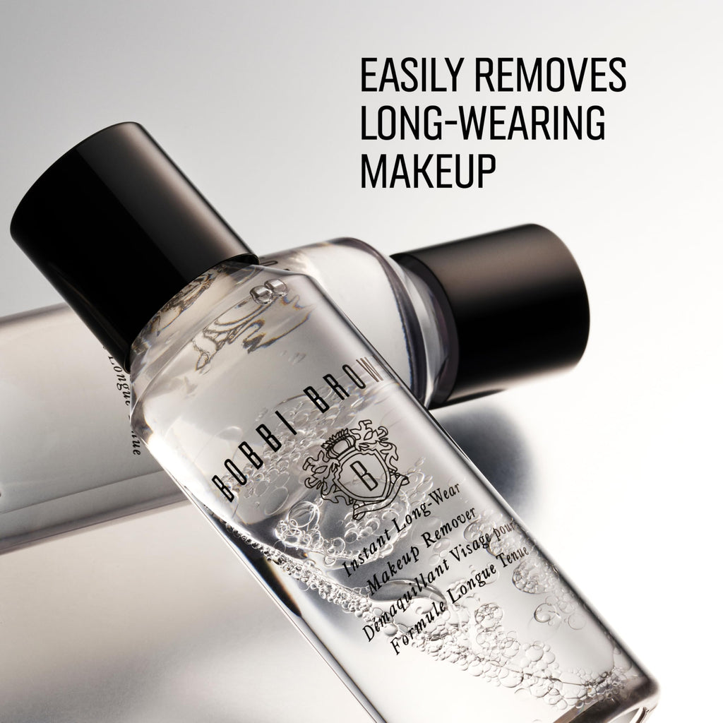 Bobbi Brown Instant Long Wear Makeup Remover packaging and cap detail