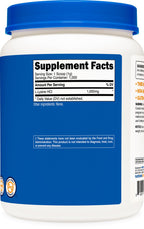 Nutricost L-Lysine 1KG packaging seal and cap