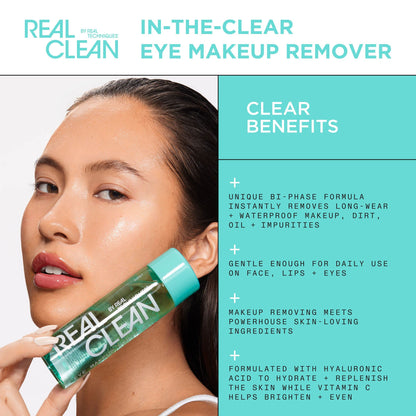 Real Techniques bi phase eye makeup remover liquid for sensitive skin