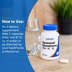 Nutricost liposomal glutathione packaging highlights and key features