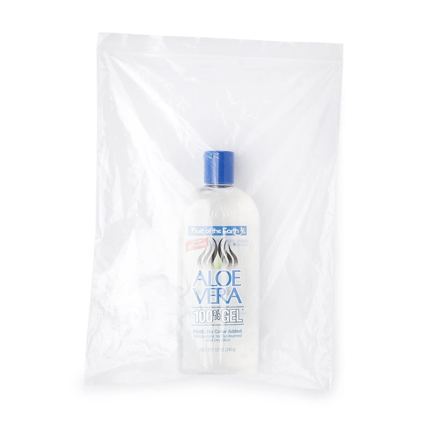 Fruit Of The Earth 100 Percent Pure Aloe Vera Gel bottle texture