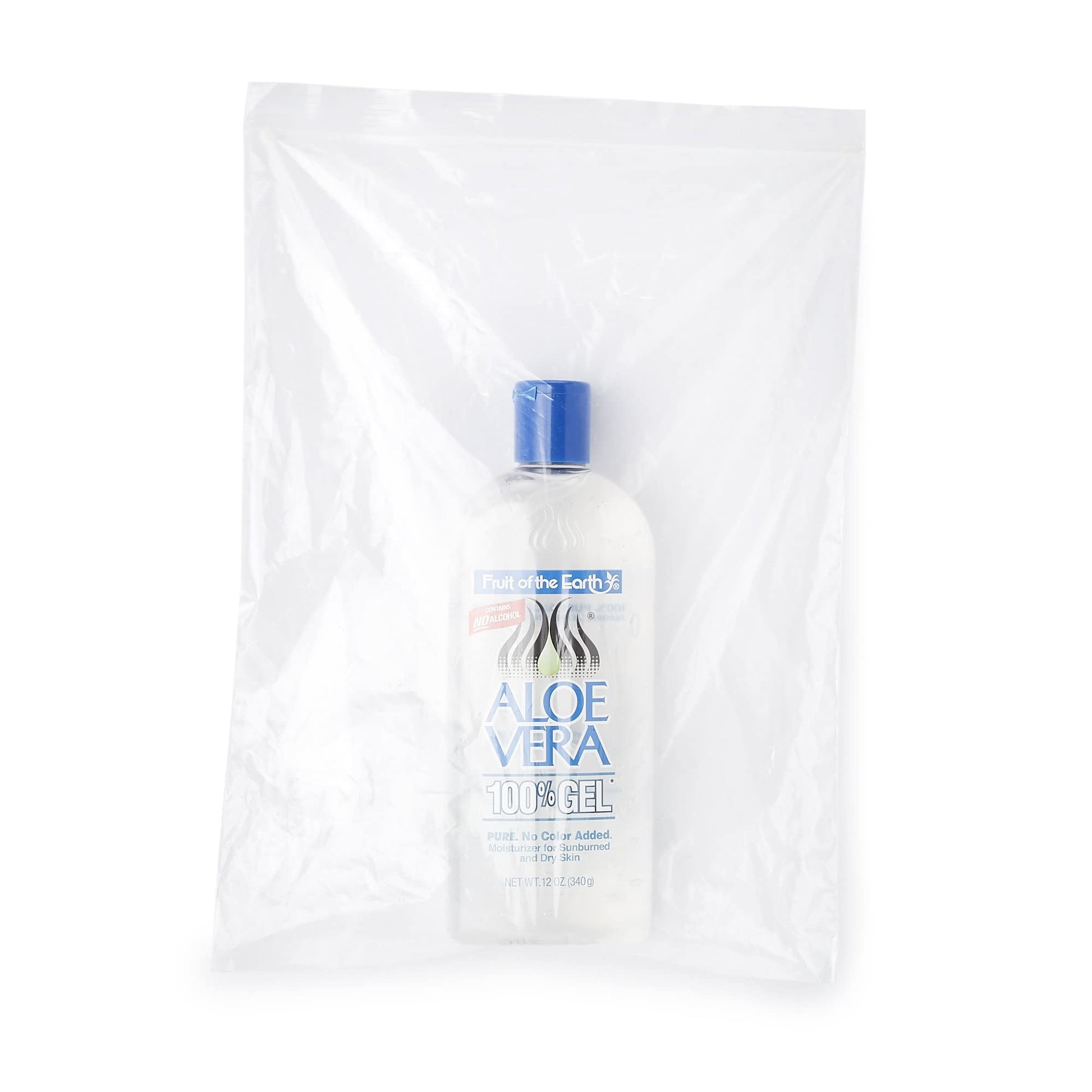 Fruit Of The Earth 100 Percent Pure Aloe Vera Gel bottle texture