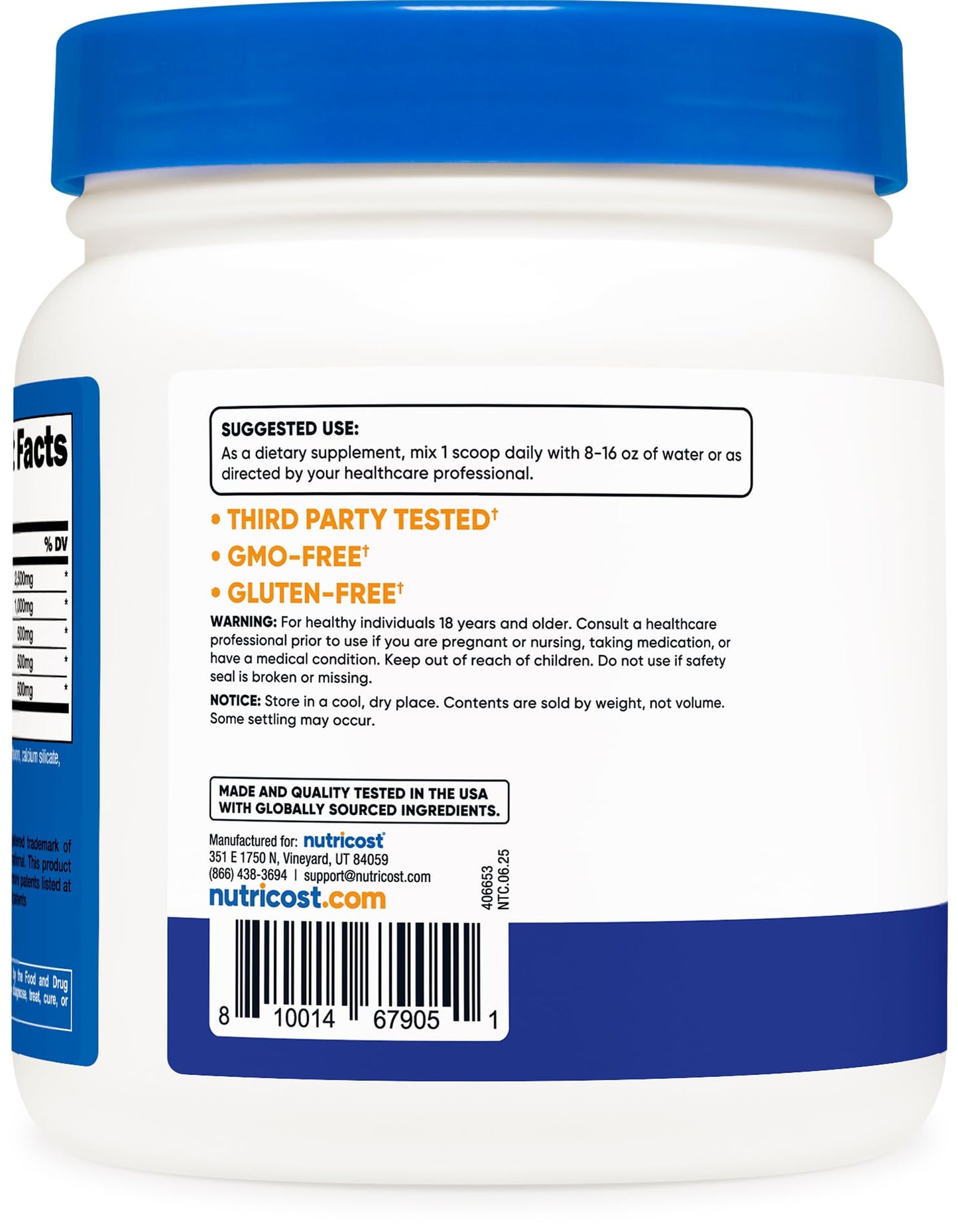 Gluten free and non GMO authentic imported amino acid powder