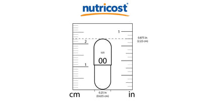 Nutricost L-Ornithine 180 capsules bottle cap lid and tamper evident seal