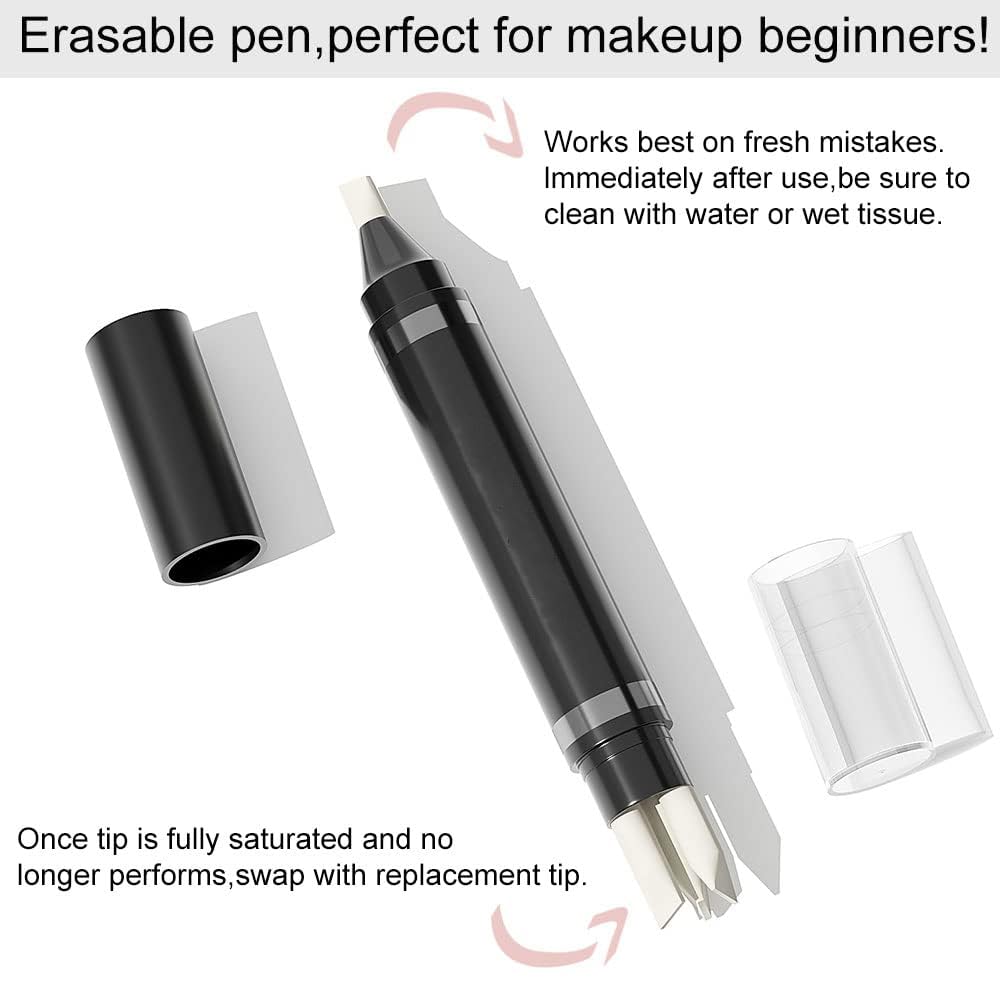 Easilydays travel friendly makeup removing pen inside a compact beauty bag.