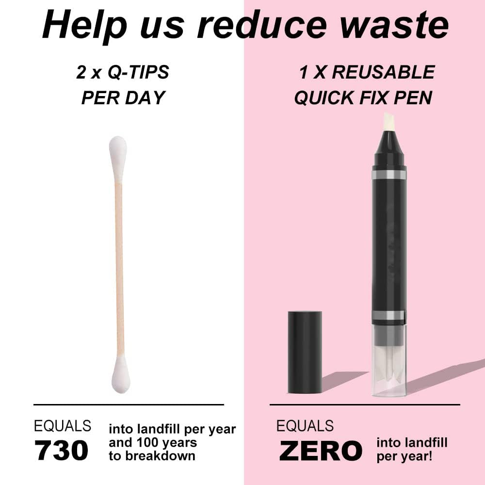 Easilydays cosmetics corrector pen package contents highlighting the replacement tips.
