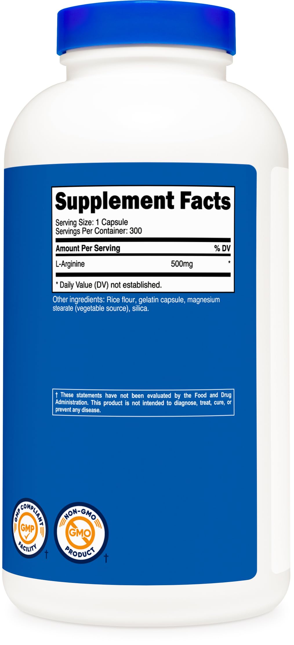 Close up look at the premium quality imported amino acid health supplements bottle from Nutricost for optimal physical performance.