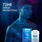 Gillette men clinical strength deodorant multipack boxes