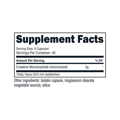 Authentic Nutricost 180 capsules container layout highlighting the 3,000mg serving size information