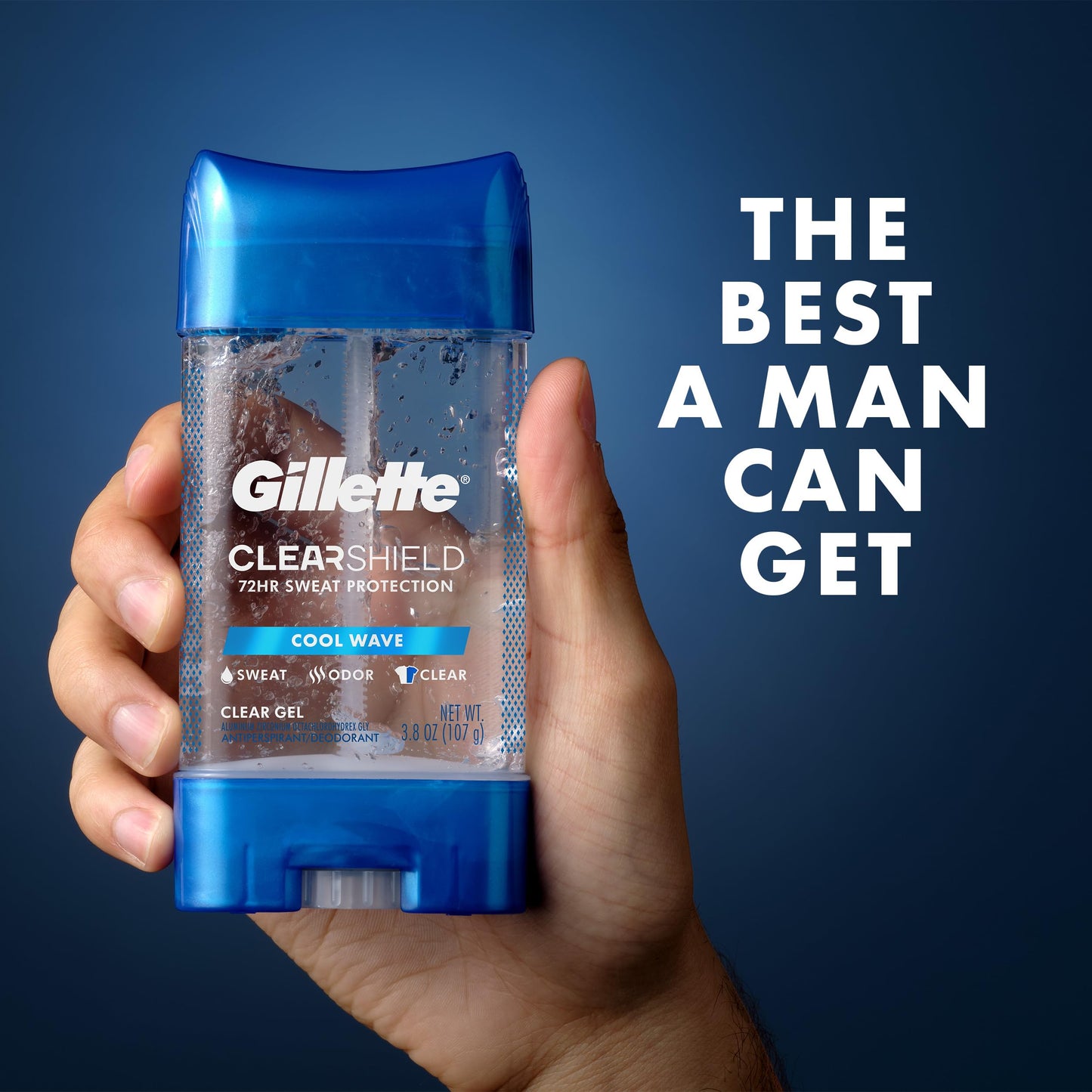 USA sourced Gillette cool wave clean scent antiperspirant set for everyday personal care.