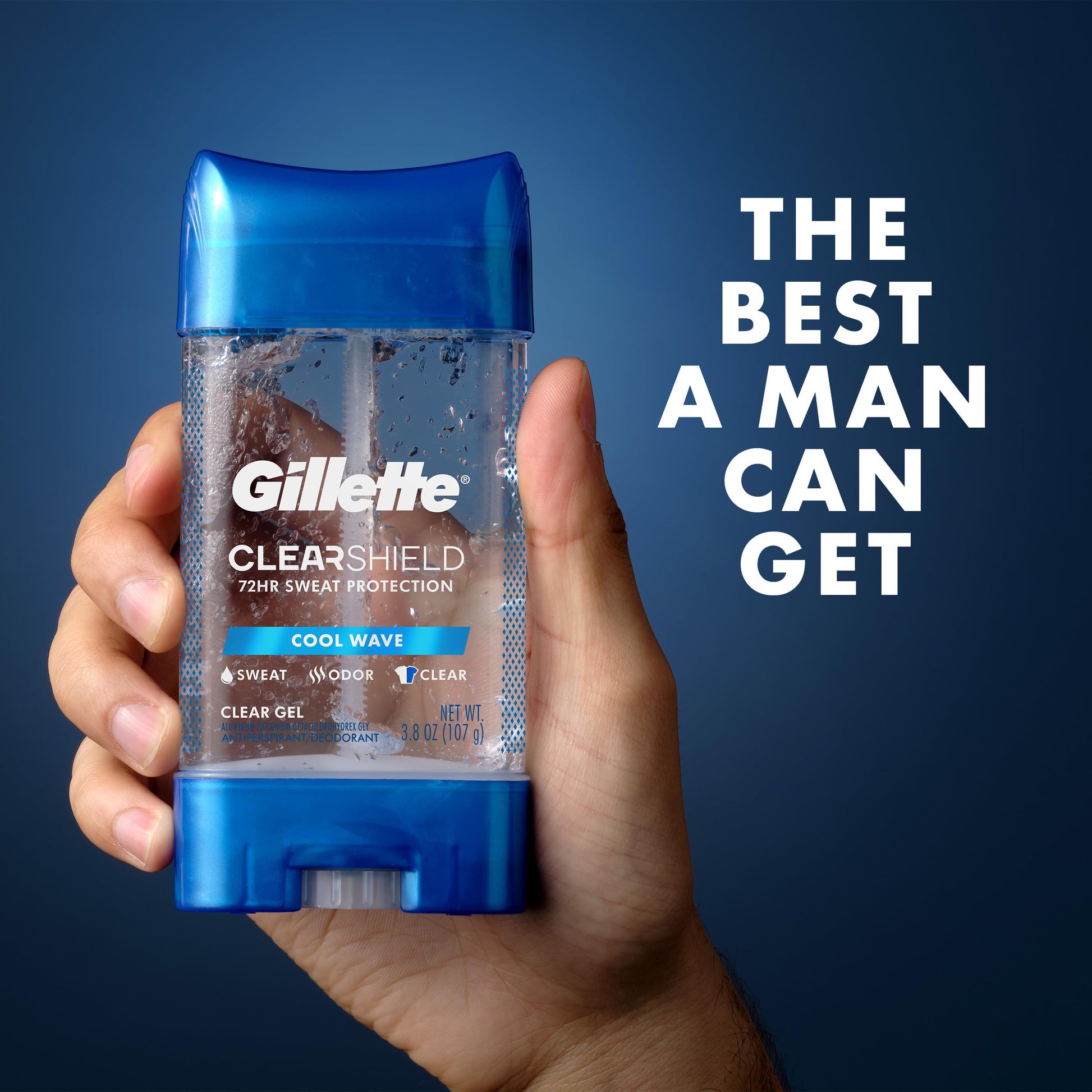 USA sourced Gillette cool wave clean scent antiperspirant set for everyday personal care.