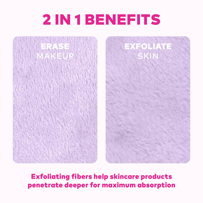 Eco-friendly reusable makeup remover cloths in pastel shades for sustainable skincare routines