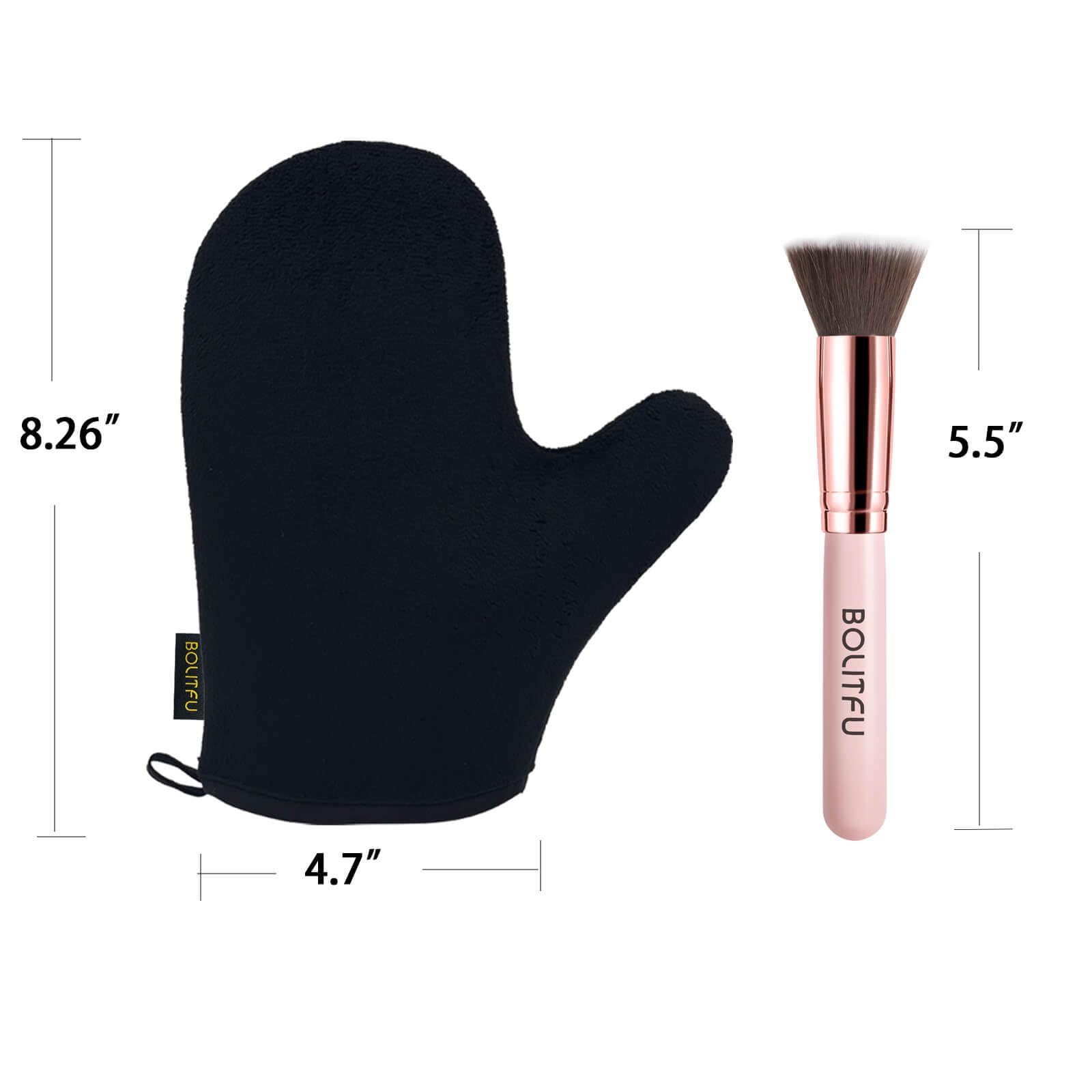 Lophe Bolitfu flat top face brush for sunless tan