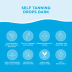Bondi Sands 1.01 fluid ounce self tan drops lifestyle display