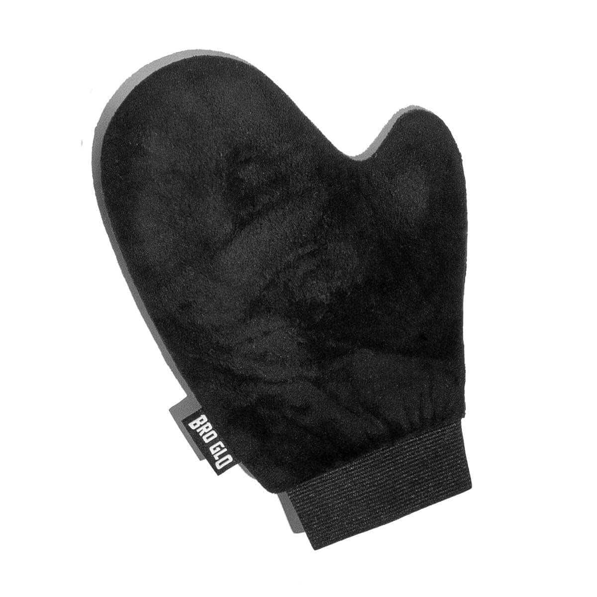 Using the Bro Glo mitt for even body tanning