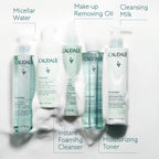 Caudalie Vinoclean Micellar Cleansing Water skincare routine arrangement