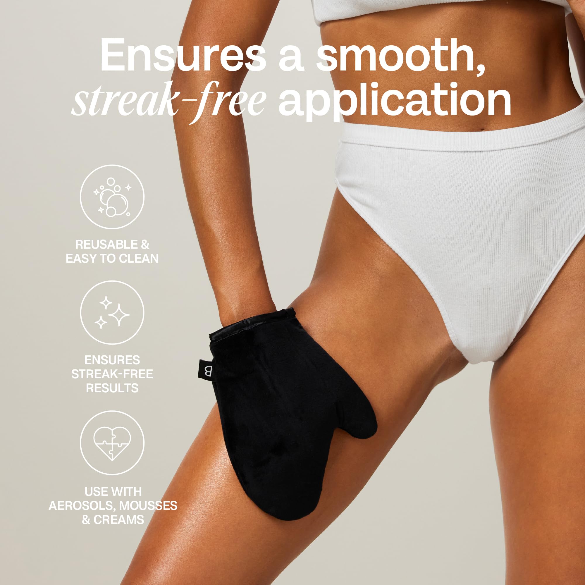 Reusable Bali Body mitt for self tanning mousse