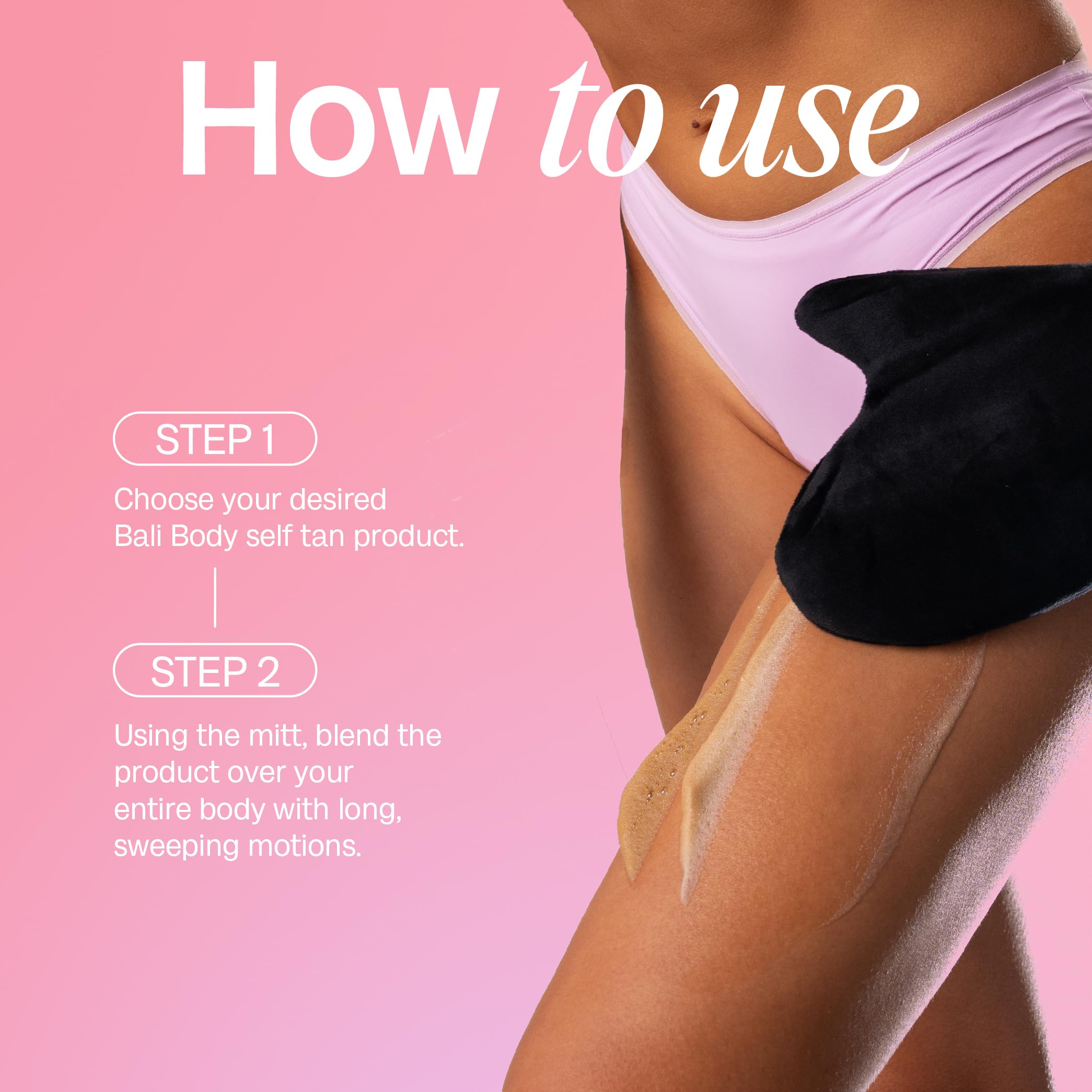 Bali Body Luxe Tanning Mitt packaging