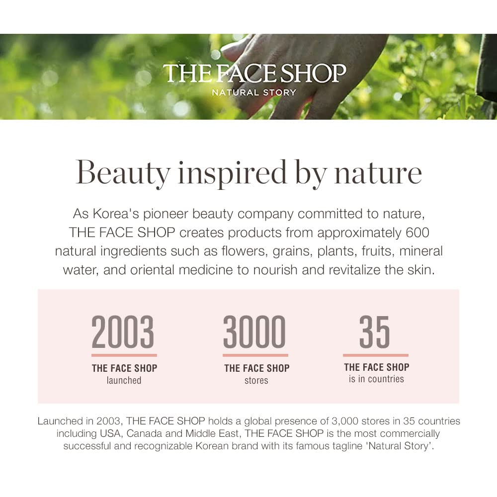 The Face Shop natural rice water lipstick and eyeliner remover on white background