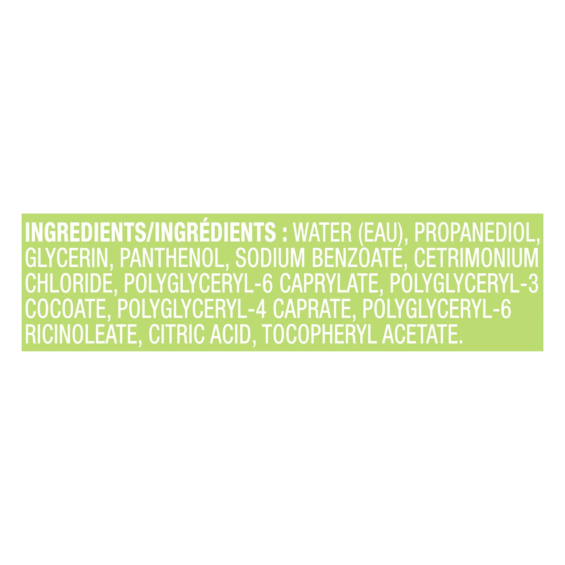 Side profile of Simple micellar water 6.7 ounce packaging highlighting the vitamin B3 and C infusion