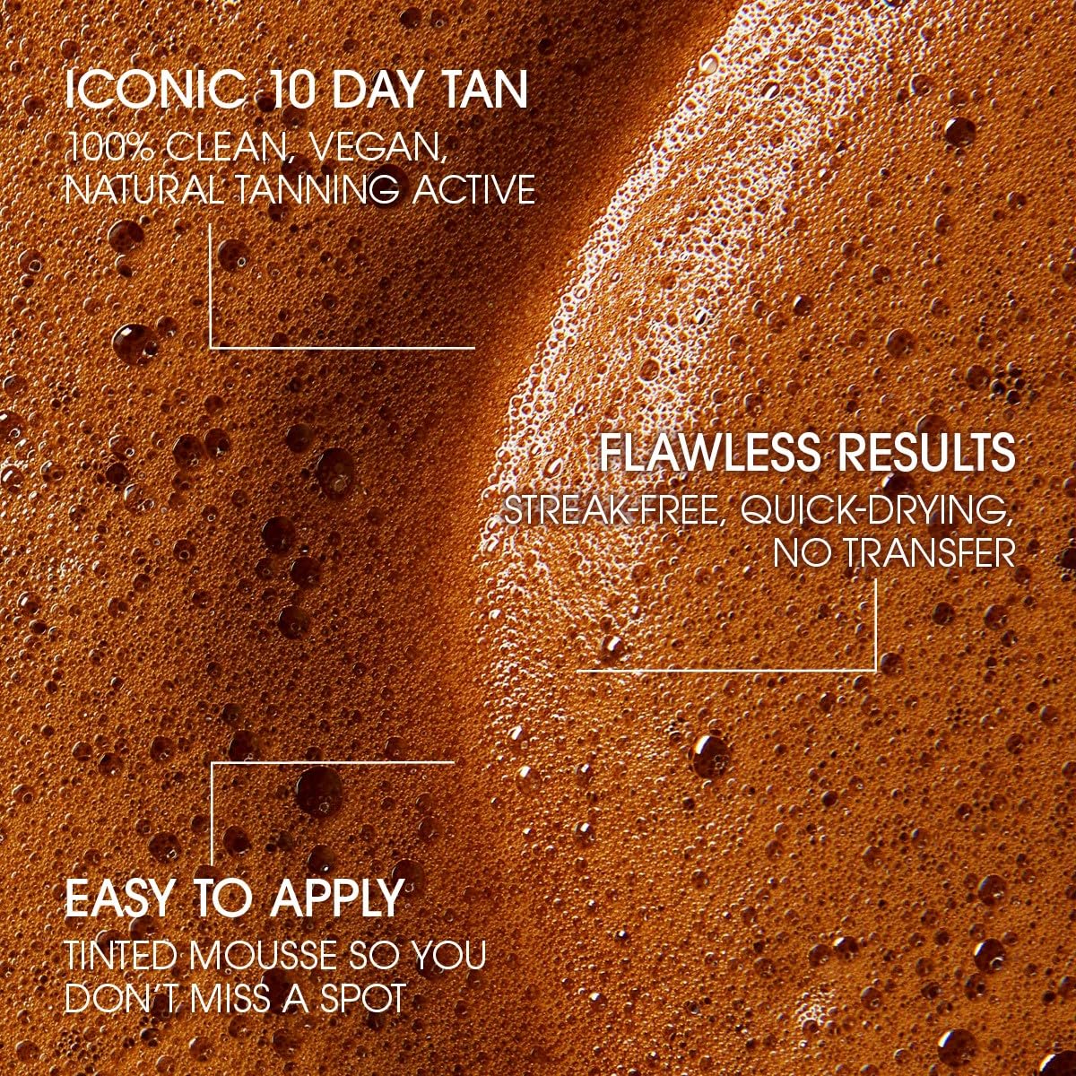 St. Tropez travel-sized bronzing mousse bottle with packaging details.