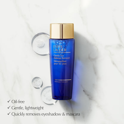 Estee Lauder 3.4 fluid ounce gentle eye cleanser back packaging