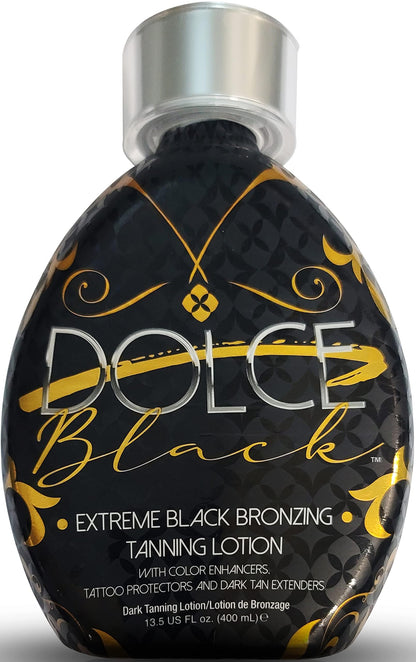 Dolce Black bronzer being applied to show streak-free consistency