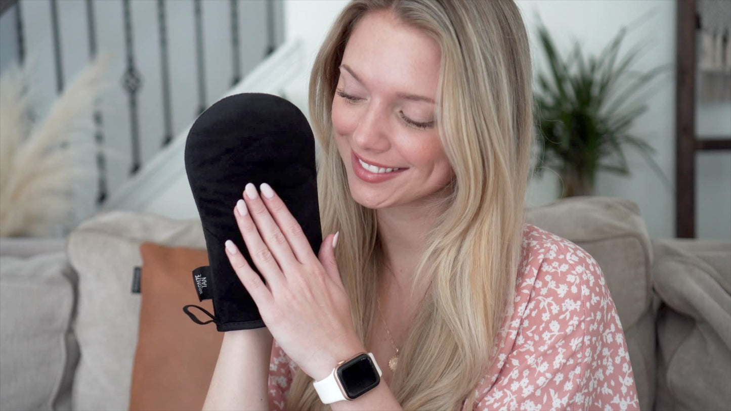 Existing Beauty reusable tanning mitt packaging