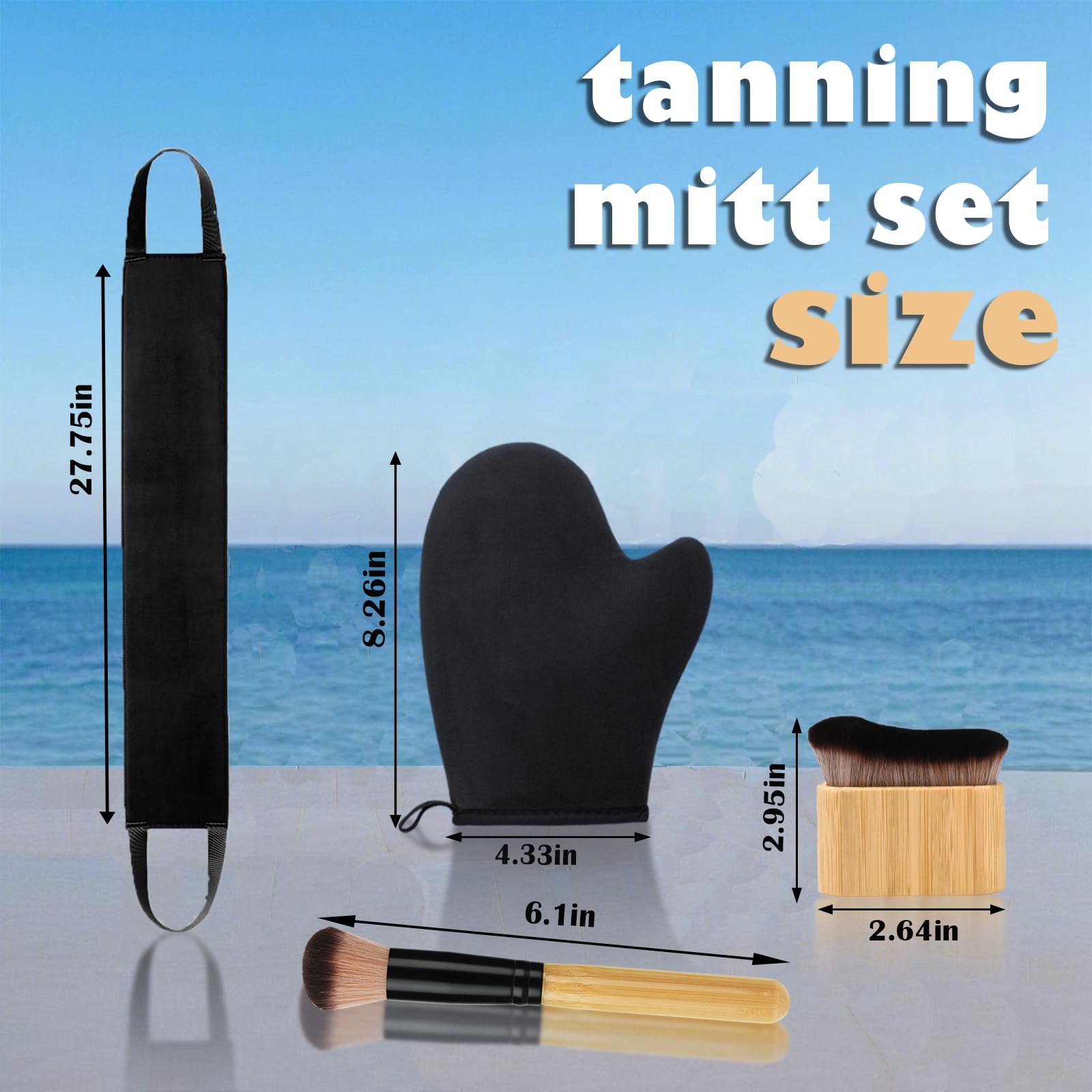 Using kabuki brush for self tanner on face