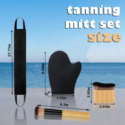 Using kabuki brush for self tanner on face