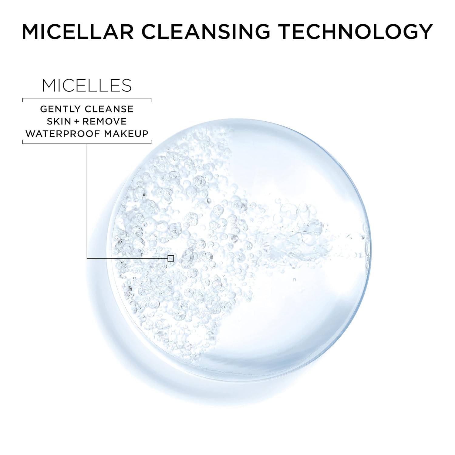 Garnier waterproof micellar cleansing water for stubborn makeup removal