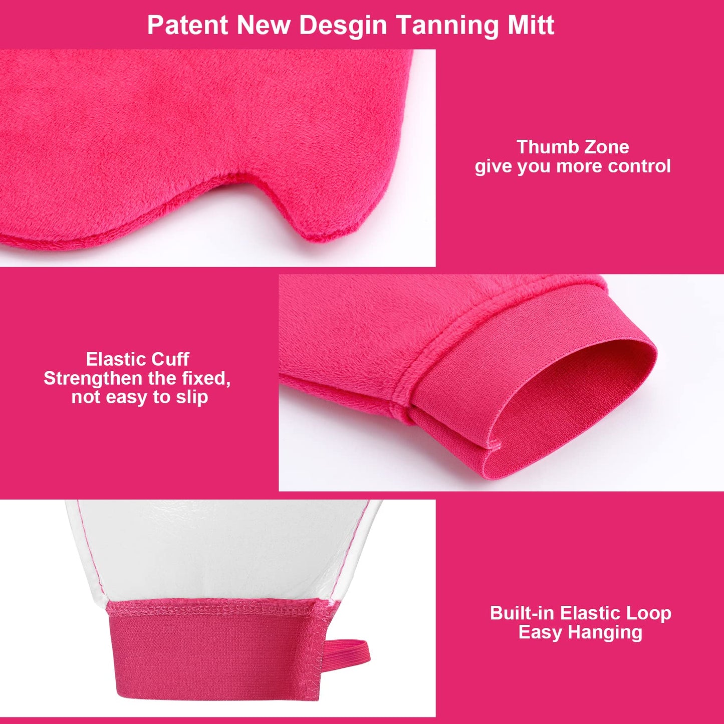 Inside view of CeleCily mitt featuring waterproof lining