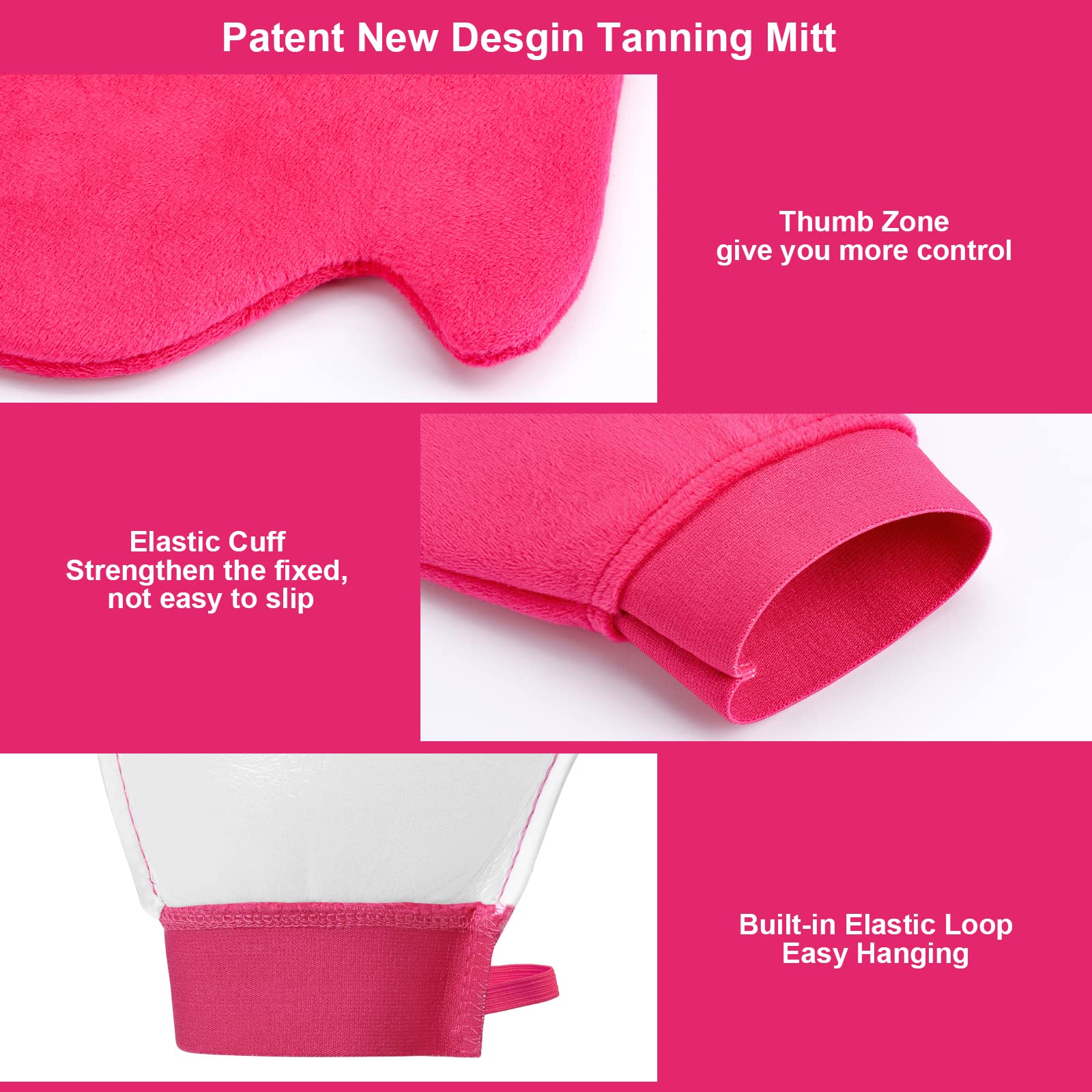 Inside view of CeleCily mitt featuring waterproof lining