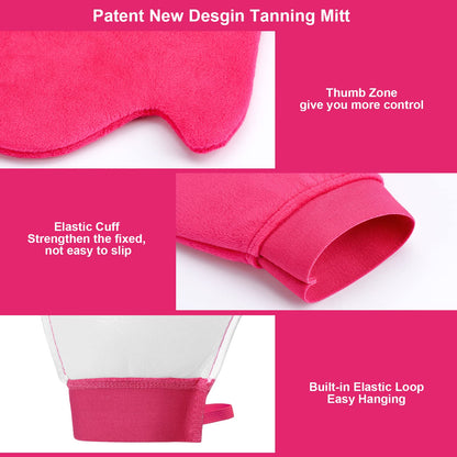 Inside view of CeleCily mitt featuring waterproof lining