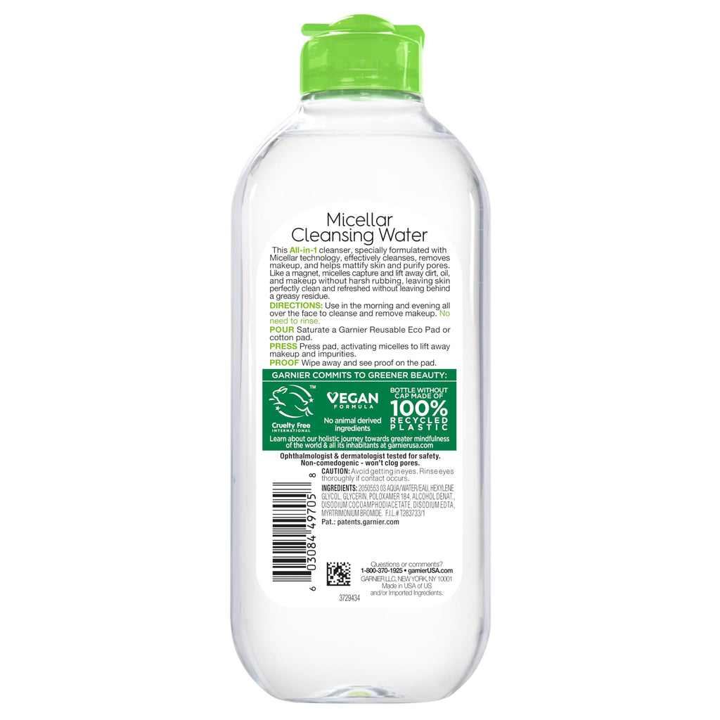 Garnier SkinActive all in one cleanser complete packaging angle