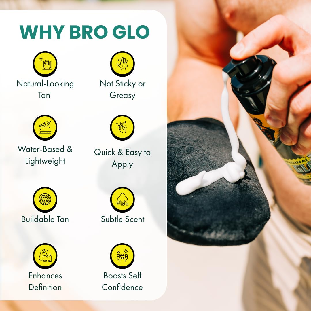 Bro Glo quick drying mousse texture detail