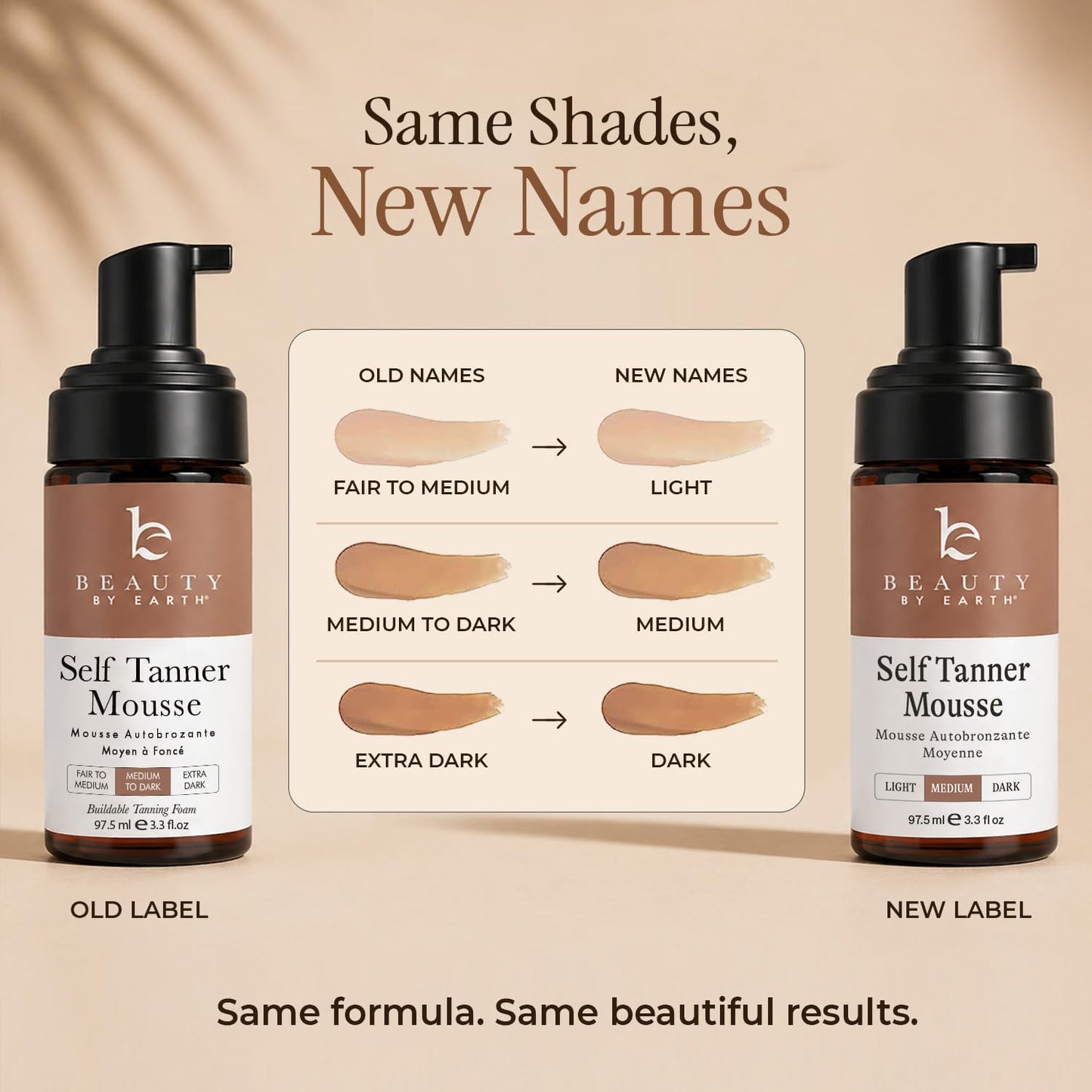 Group shot of Beauty By Earth self tanning kit components