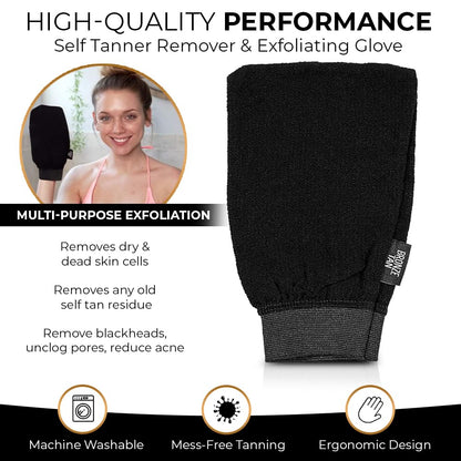 Close up of Existing Beauty tan remover glove fabric texture
