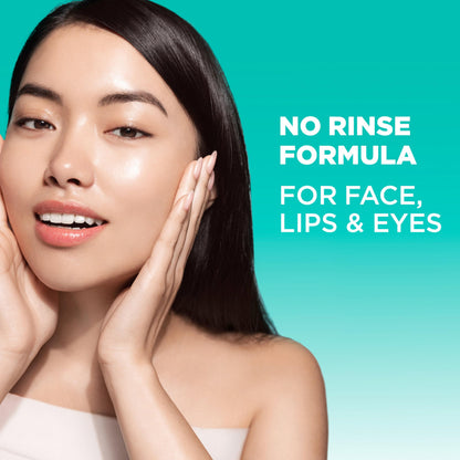 Back label of Garnier replumping micellar cleansing water with ingredients list