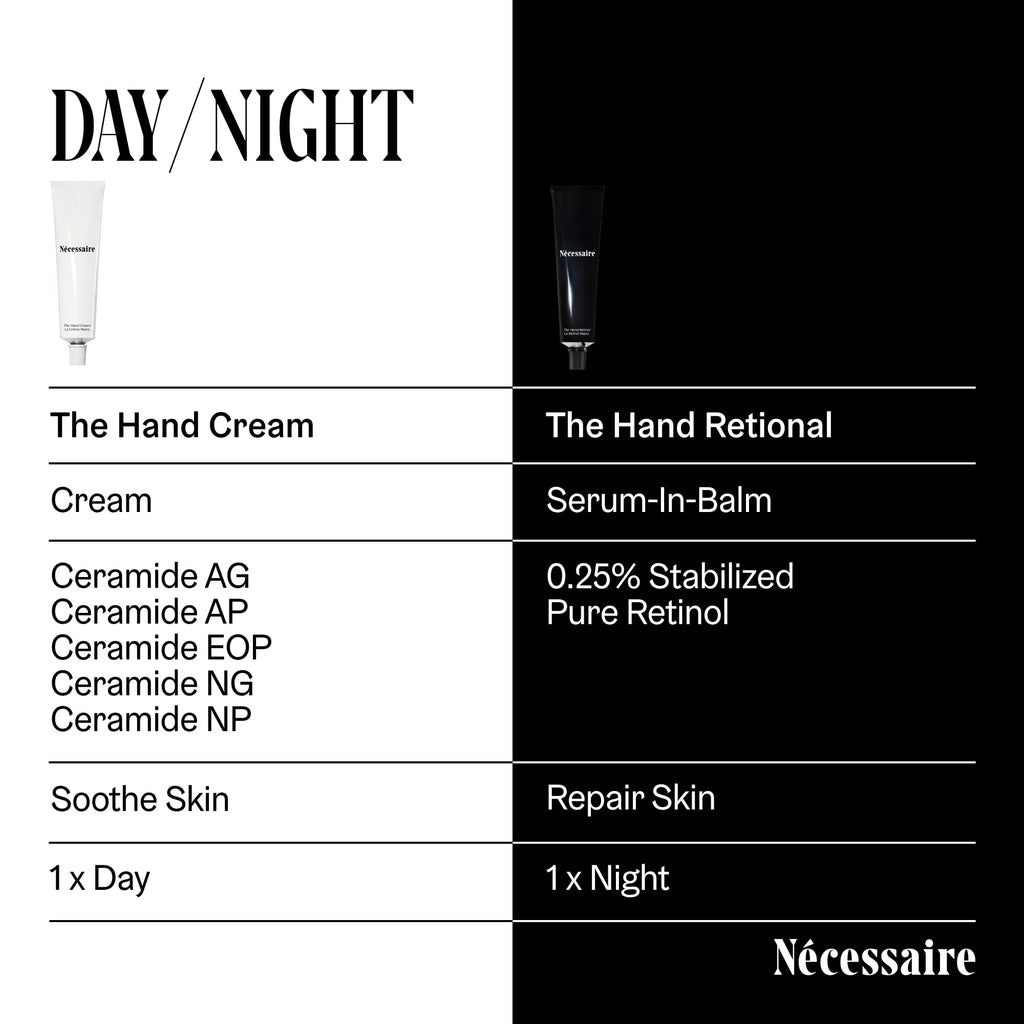 Nécessaire The Hand Cream lifestyle shot on vanity table