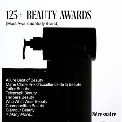 Texture shot of Nécessaire fast-absorbing luxury peptide hand moisturizer.